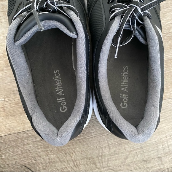 FootJoy FJ Mens 8 1/2 Golf Shoes Flexzone Spikeless Sneaker Black Athlet… - Picture 9 of 10